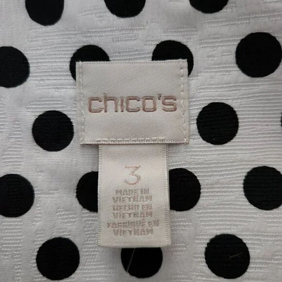 Chico's Dot Jacquard Jacket - Picture 2 of 6